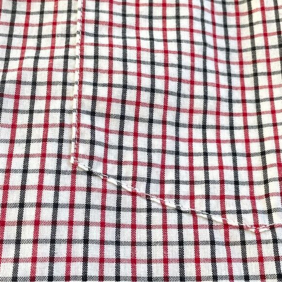 Chaps Check Plaid Men’s Long Sleeve Button Down Shirt Size Medium - Picture 5 of 7